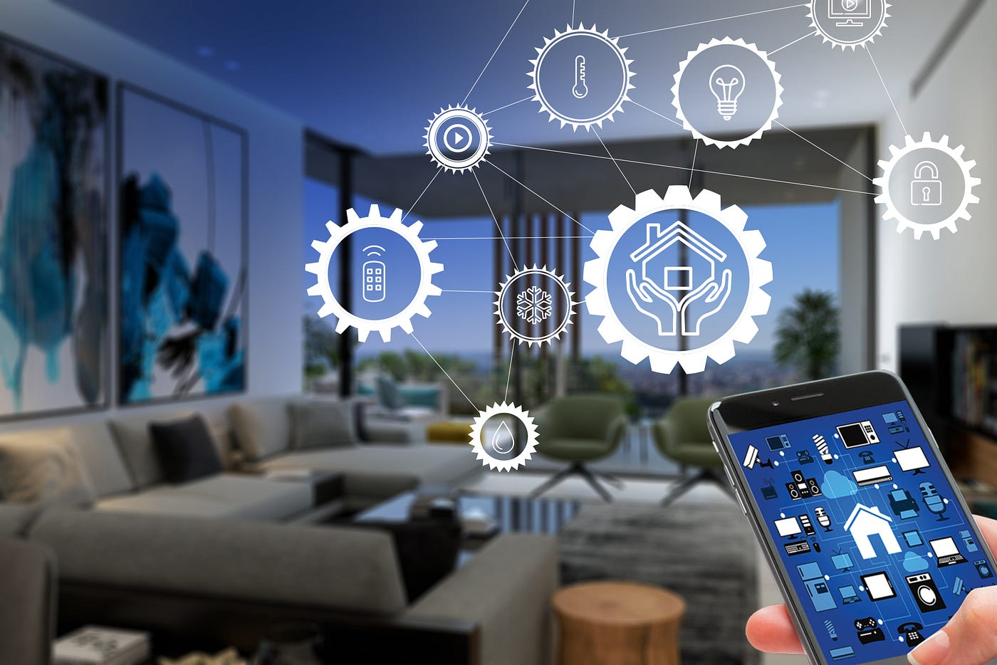 Smart Living With Computer & Tech